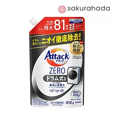 Гель для стирки КАО Attack Zero One, для сильнозагрязненного белья, аромат морского бриза (810 гр.)