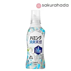 Кондиционер для белья KAO Humming Feeling White Soap нежный аромат цветочного мыла (510 мл.)