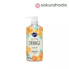 Средство для мытья посуды, овощей и фруктов KAO "CuCute Orange" с ароматом апельсина (480 мл.)