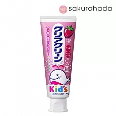 Зубная паста для детей с мягкими микрогранулами KAO "Clear Clean Grape" со вкусом клубники, 70 гр