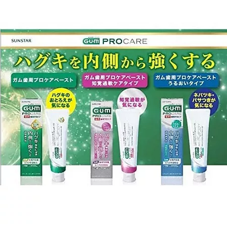 Зубная паста SUNSTAR Gum ProCare для профилактики болезней десен с маслом авокадо, мята (90гр.)