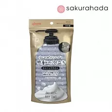 Мочалка для тела AISEN Foam Holic жесткая, серебристая (1 шт.)