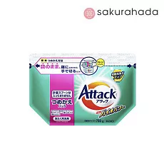 Высокоэффективный стиральный порошок КAO Attack Highly Active Bio Power, свежий цветочный аромат, рефил (750 гр.)