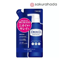 Гель для душа против возрастного запаха пота ROHTO Deoco Medicated Body Cleanse, рефил (250 мл.)