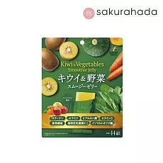 Смузи в желе Unimat Riken с киви и овощами (14 пак)