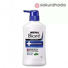 Гель Для Душа КAO Biore Men's  Дезодорирующий с ароматом мяты (440мл.)