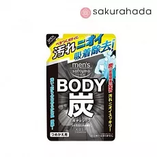 Гель для душа KOSE Men's Softymo с древесным углем глубоко очищающий, сменный блок (400 мл)