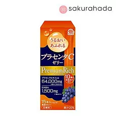 Коллагеновое желе Earth Collagen C Jelly Premium Rich с плацентой и витамином С, вкус винограда (15 стиков)