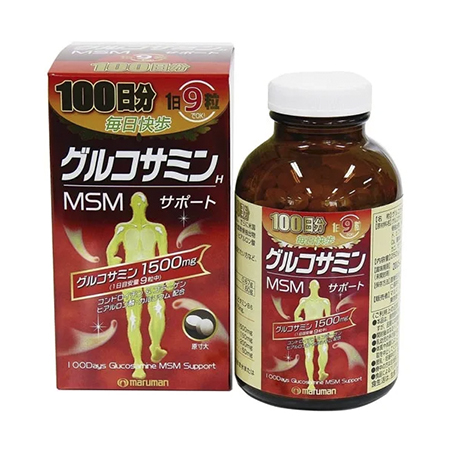 Комплекс для здоровья суставов и костей MARUMAN Glucosamine MSM (900 шт на 3 месяца)