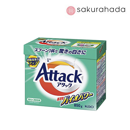 Высокоэффективный стиральный порошок КAO Attack Highly Active Bio Power, свежий цветочный аромат (850 гр.)