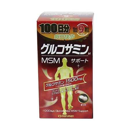 Комплекс для здоровья суставов и костей MARUMAN Glucosamine MSM (900 шт на 3 месяца)