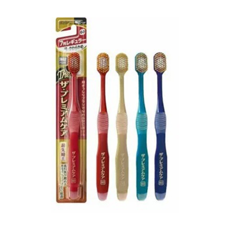 Зубная щетка EBISU Premium Care 7-row широкая, овальной формы, средней жесткости (1шт.)