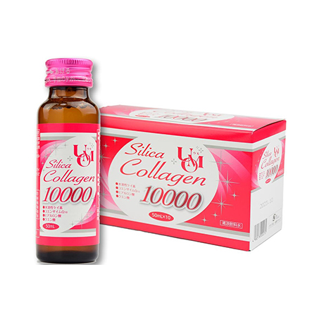 Жидкий пептид коллагена с кремнием UMO Silica Collagen 10000 mg (1 бутылочка, 50 мл.)