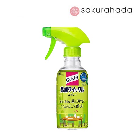 Пена-спрей KAO "Quickle" для чистки и дезинфекции кухни и комнат, аромат зеленого чая (300 мл.)