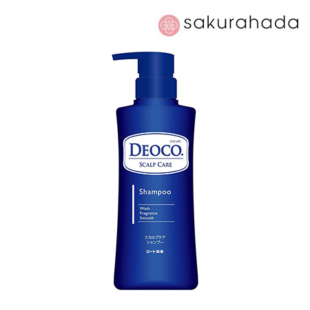 Шампунь ROHTO Deoco Scalp Care для волос и ухода за кожей головы, с лактоном (350 мл.)
