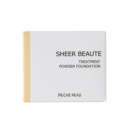 Компактная пудра с защитой от солнца PECHE PEAU Sheer Beaute Treatment Powder Foundation (12 гр) 02 тон