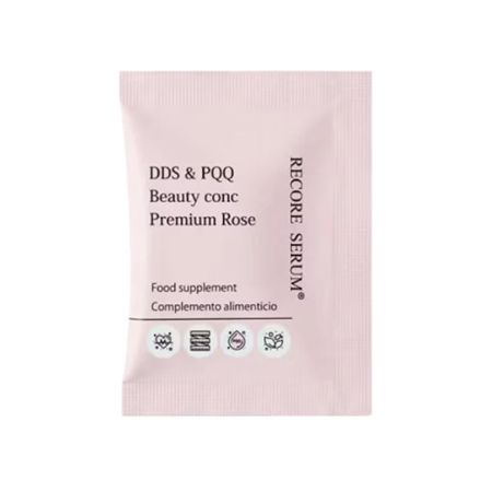 Бьюти-комплекс для свежести и ровного тона кожи RECORESERUM  DDS&PQQ Beauty conc Premium Rose (на 20 дней)