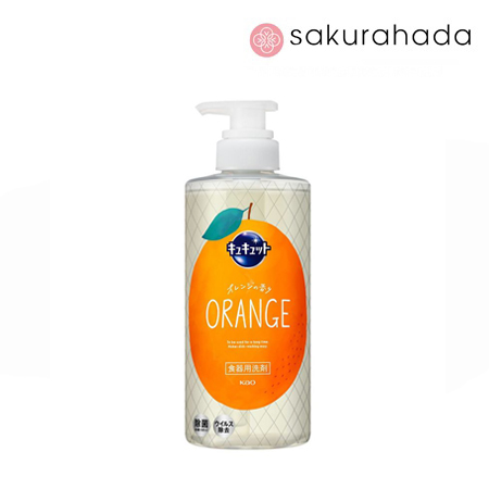 Средство для мытья посуды, овощей и фруктов KAO "CuCute Orange" с ароматом апельсина (500 мл.)