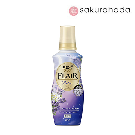Кондиционер для белья KAO Humming FLAIR Relax, парфюмированный аромат лаванды и жасмина (510 мл.)