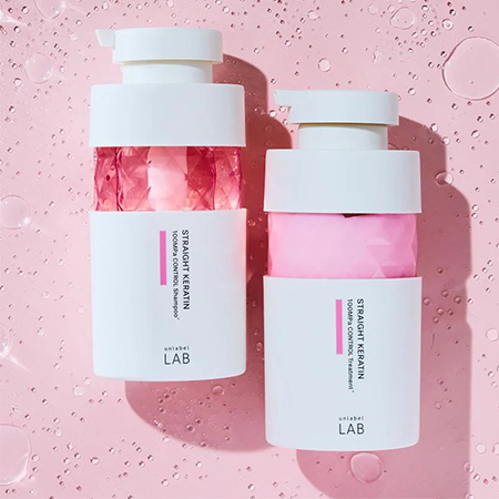 Тритмент - бальзам с кератином UNLABEL LAB Stright Keratin для восстановления волос (400 мл.)