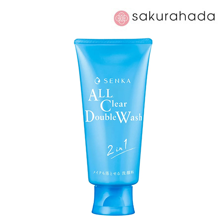 Пенка SHISEIDO Senka All Clear Double W для снятия макияжа и умывания (120 гр.)