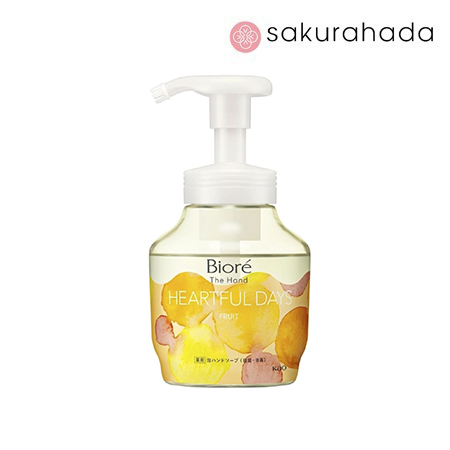 Жидкое мыло-пенка для рук KAO Biore Sunny Fruit, увлажняющее, аромат "солнечные фрукты" (280 мл.)