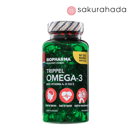 Комплекс Омега-3 Biopharma Trippel Omega-3 (144шт)