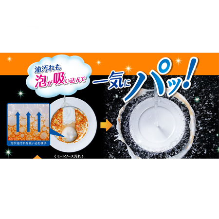 Средство KAO CuCute Dish Detergent для мытья посуды, овощей и фруктов с ароматом апельсина (300 мл.)