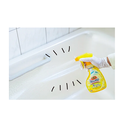 Чистящий и дезинфицирующий спрей-пенка для ванны KAO "Magiclean" с ароматом лимона (350 мл)