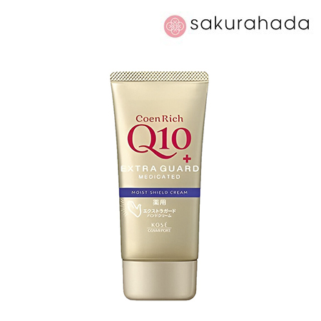 Крем для рук KOSE CoenRich Exstra Guard Q10 лечебный защитный (80 гр.)