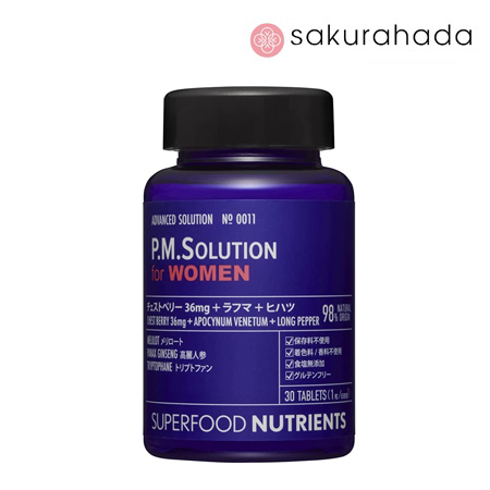 Комплекс SUPERFOOD P.M. SOLUTION для улучшения женского здоровья (30 таб)