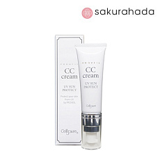 Санскрин с легким тоном CELLPURE Proveil CC Cream SPF50+ PA++++, Natural (30 гр.)