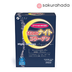 Комплекс для красоты и крепкого сна FINE JAPAN Night Collagen (28 стиков)