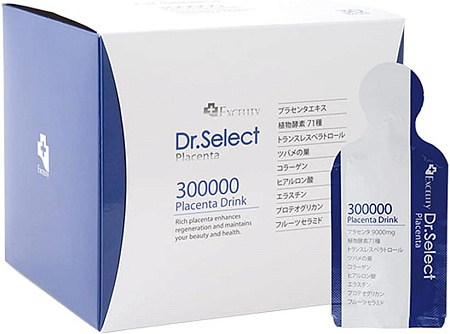 Плацентарный напиток Dr.SELECT 300000 Placenta Drink Smart Pack (30 пак)