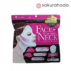 Маска S-LABO Face & Neck Care Mask Для Лица И Шеи С Церамидами И Гиалуроновой Кислотой (30 Шт.)