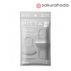 Многоразовая защитная маска PITTA MASK, размер M, цвет серый (3 шт.)