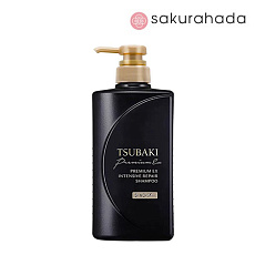 Шампунь SHISEIDO Tsubaki Premium EX с маслом камелии, интенсивное восстановление (490 мл.)