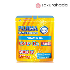 Витамин D FUJIMA D3 5000 ME, пакет (180 шт.)