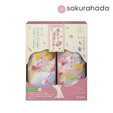 Набор KRACIE Ichikami для восстановления волос, без сульфатов, аромат сакуры (шампунь 480 мл. + бальзам 480 гр.)