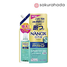 Средство для стирки LION Nanox One Pro против стойких загрязнений и запахов, сменный блок (790 гр.)