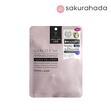 Маска для лица Quality First Derma Laser Super NMN100, омолаживающая (7 шт.)