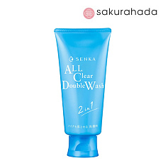 Пенка SHISEIDO Senka All Clear Double W для снятия макияжа и умывания (120 гр.)