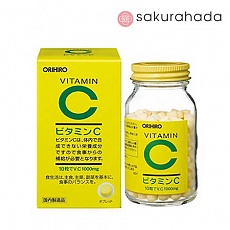 Витамин С ORIHIRO легкоусвояемый натуральный (300 шт на месяц)