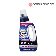 Жидкое средство для стирки КАО Attack Deodorant Strong, дезодорирующий эффект, аромат трав (720 гр.)