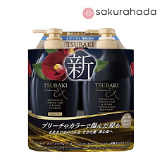 Набор SHISEIDO Tsubaki для восстановления и предотвращения повреждений волос (шампунь 400 мл. + бальзам 400 мл.)