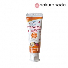 Детская зубная паста с экстрактом прополиса и ксилитом PIERAS Propolinse со вкусом персика