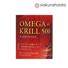 Омега-3 антарктического криля c астаксантином OMEGA KRILL 500 (60 шт)