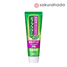 Зубная паста KAO Deep Clean Toothpaste, противовоспалительная, вкус зеленого чая и мяты (100 гр.)