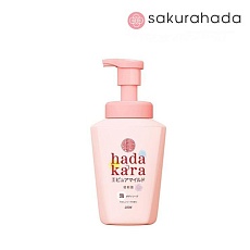 Пена для душа LION “Hadakara" для чувствительной кожи, нежный аромат мыла (550 мл.)