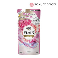 Кондиционер для белья KAO Flair Floral Sweet, сладкий цветочный аромат, сменный блок (360 мл.)